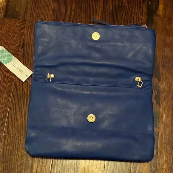 ♦️Urban Expressions Royal Blue Purse with Tassel - Picture 3 of 7
